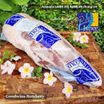 Lamb LEG BONE-IN CHUMP-ON frozen whole cut +/- 4kg/pc (price/kg) brand Australia JUNEE GOLD